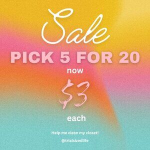 Closet Clear-Out Sale!